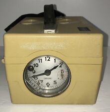 Vintage German Benzing Oak Plastic Cased Pigeon Clock Timer picture