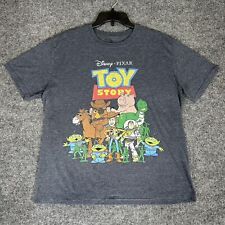 Disney Pixar Toy Story T Shirt Mens Large Grey Woody Short Sleeve Adult picture