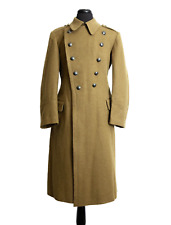 Vintage Romanian Military Trench Coat Heavy Wool Size 38 picture