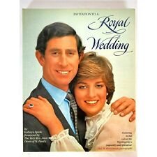 Invitation to a Royal Wedding Princess Diana England Hardcover Vintage RARE 1981 picture