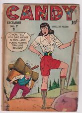 Candy #7 (1948) FN/VF 7.0 Quality Comics Harry Sahle Cover and Art 52 page picture