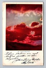 Pikes Peak, CO-Colorado, Sunset Antique c1907, Vintage Postcard picture