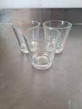 Set of 3 CROWN ROYAL Lowball Rocks Weighted Glasses 3 1/2