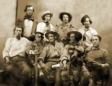 1850's Group of Miners Old Vintage Photo 8.5