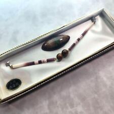 Kutani ware   Obidome Haori String Set With Box 3 Kimono Chain Beads picture