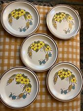 (5) Floral Expressions Hearthside Stoneware Springtime 7.75