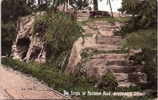 Steps, Putnam Rock, Greenwich, Connecticut- 1907 Undivided Back Postcard picture