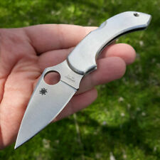 Spyderco Dragonfly Lockback Folding Knife VG-10 Steel Blade Stainless Handle picture