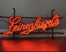 Leinenkugels Beer Bright Red LED  Great Beer Sign Very Vibrant picture