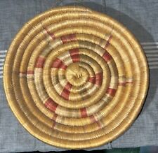 Hopi Indian 15” Coil Basket Tray Stunning Native American  Southwest picture