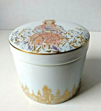 Hibel Vertu Collection Princessa Porcelain Trinket Box with Lid Rosenthal Group picture