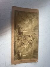 #5605 Vintage STEREOVIEW Card Photo International Co FAUKEN GORGE GERMANY 1890 picture