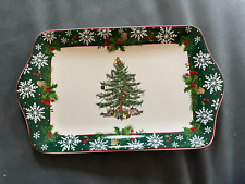 SPODE Christmas Tree 2019 Annual Dessert Tray / Platter - Limited Edition picture