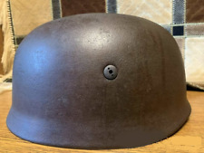 Original German M38 paratrooper helmet. Wehrmacht, 1936-1945 WWII WW2 picture