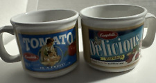FOUR (4) Campbells Tomato Soup Mug Bowl 2005 #31571 #31671 Vintage Classic picture