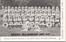 1948 ST PAUL WINTER CARNIVAL Minnesota Postcard 