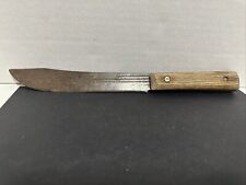 Vintage Forgecraft Hi-Carbon Steel Butcher Knife 7” Blade 11 5/8” Overall Length picture