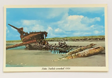 Peter Iredale wrecked 1906 Oregon Coast Postcard Unposted picture