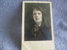 early 20th century post card with young lady on front picture