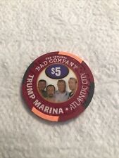 $5 Trump Marina Atlantic City Bad Company Chip picture