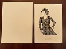 100% Authentic Chanel Pearls Tweed Card Rare Brand New Gift VIP Greeting Card CC picture