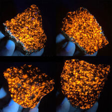 100g Raw Rough Yooperlite Flame Fire Stone Mineral Crystal Rock UV Fluorescent picture