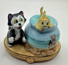 Disney's Pinocchio  Figaro & Cleo Limoges Box by Artoria VERY RARE picture