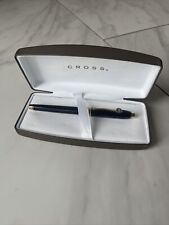 CROSS TOWNSEND BLACK LACQUER WITH 23K GOLD PLATED ROLLER BALL PEN MAGNIFICENT picture