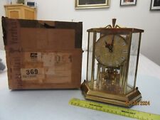 Kundo Vintage Glas Case Clock Kieninger & Obergfell in Original Box from 1951 picture