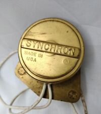 Synchron Clock BRASS bodied motor 630 110V 60cy 4w 1rpm 34252R-96 292-041 9-73 picture