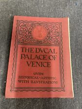 Vintage 1925 DVCAL PALACE OF VENICE Guide Book Paperback ORiginal picture