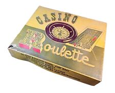 Vintage Casino Roulette Set- No.126 H.Baron Company w/ Instructions picture