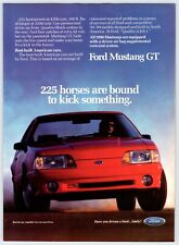 1990 FORD MUSTANG GT CAR AUTOMOBILE Vintage 8