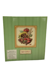 Marjolein Bastin Refillable Recipe OrganizerBinder Green Sunflower Book picture