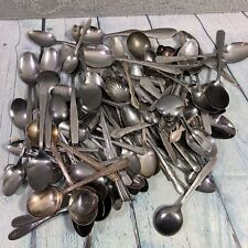 85+ Stainless Silverplate Spoons Crafting Lot Flatware Silverware Various Size 2 picture