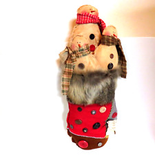 Mitten Men by Debbie Buckley Christmas Holidays Decoration Stuffed Snowmen New picture