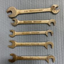 Williams The Superrench 5/16,1/4 And 4 Billings Vitalloy Open End Wrenches USA picture