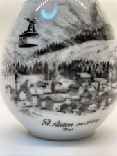 AK Kaiser Porcelain Bud Vase St Anton am Arlberg Tirol Germany picture