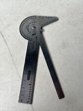 Vintage General Hardware NY No. 16 Stainless Steel Protractor Gauge (tb4.1) picture