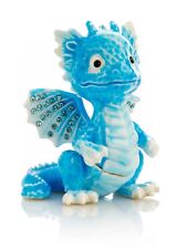 Keren Kopal Baby Blue Dragon hand made Trinket box Decorated & Austrian Crystals picture