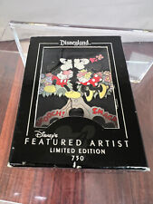 Disney Pin Featured Artist Martha Widener Smooch Smack Mickey Minnie Kiss LE 750 picture
