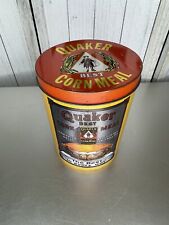 Vintage Quaker Best Corn Meal Collectible Tin Decor Cheinco 5.5 x 7.5
