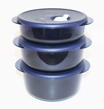 Tupperware Vent n’ Serve 3pc Small Round Set - Microwave - Freezer  picture
