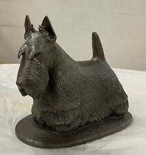 Vintage Scottish Terrier Bronze By Yolanda Benedict picture