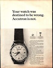1964 Bulova Accutron 602 Watch vintage print Ad nostalgic a9 picture