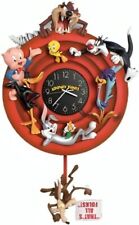 The Bradford Exchange Looney Tunes Sculptural Wall Clock w/ 8 Classic Characters picture