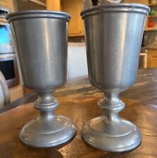 8 Carson Home Accents states metal Danforth Goblets 12 Oz. picture