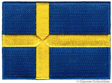 SWEDEN FLAG PATCH SWEDISH EMBLEM Konungariket Sverige embroidered iron-on BADGE picture