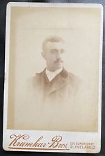 1890 Cinders O’Brien MLB Cleveland Infants Players League Baseball Cabinet Card picture