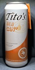 LIMITED EDITION 2021 Tito's in a Can 16 oz Stainless Steel Tumbler NEW WITH TAG picture